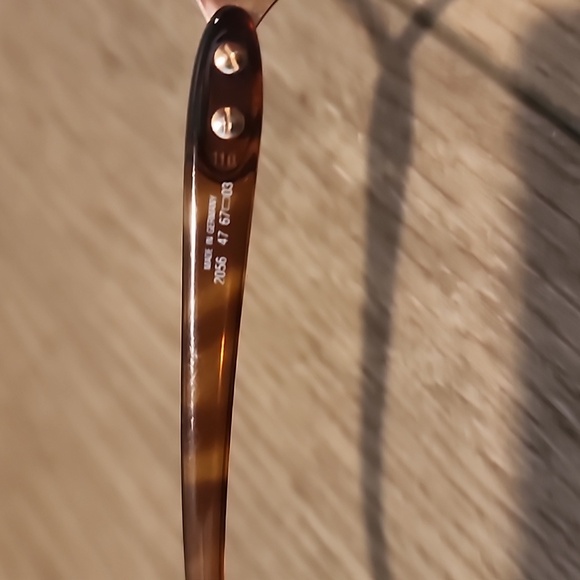 Vintage christian dior butterfly style sunglasses w/ gold frames. *Free Shipping - Picture 5 of 11